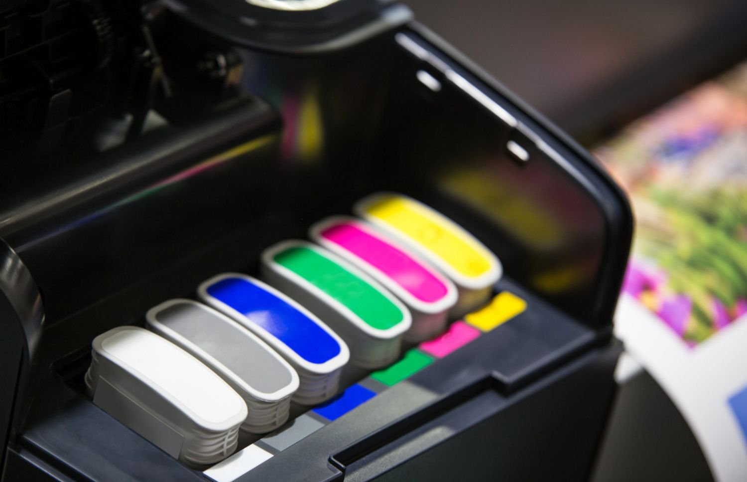 printers that print white ink